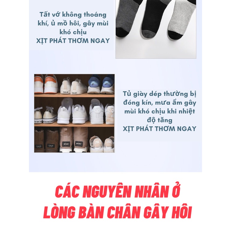Chai xịt khử mùi giày dép William Weir 260ml, khử mùi hôi, vi khuẩn gây hại, bảo vệ giày dép