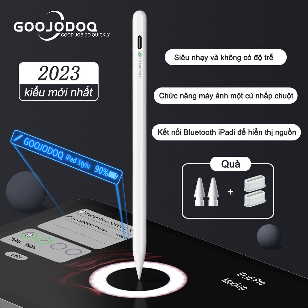 【Gift】bút cảm ứng ipad Goojodoq Vỏ Bảo Vệ Bút Cảm Ứng bluetooth Dành Cho ipad pencil 2 1 / ipad pen 2022 2021 2020 2019 2018 air 5