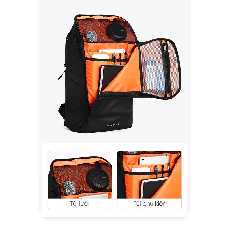 ZÓNG® Balo Da Thời Trang WEROCKER 2110