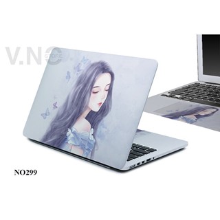 Miếng dán laptop GIRL VNO SKIN cao cấp cho các dòng laptop
