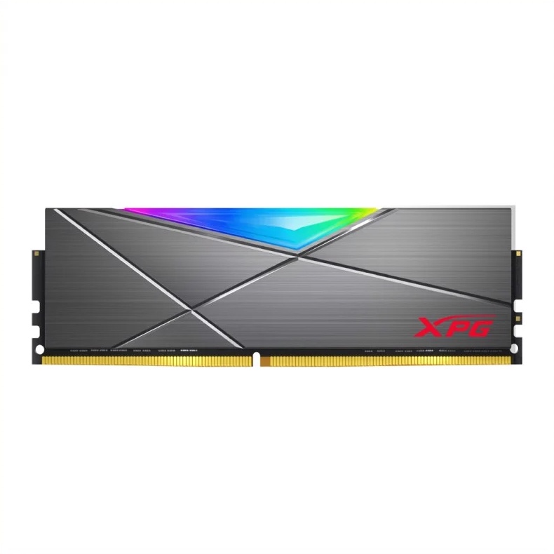 Ram máy tính Adata DDR4 XPG SPECTRIX D50 RGB 16GB Bus 3200MHz WHITE/GREY -Chính hãng(BH 5 năm) | BigBuy360 - bigbuy360.vn