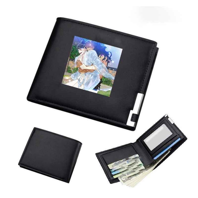 Ví da cầm tay nam nữ in hình MẮT PHỦ TOÀN SƯƠNG manhua BL xinh xắn tiện lợi anime chibi