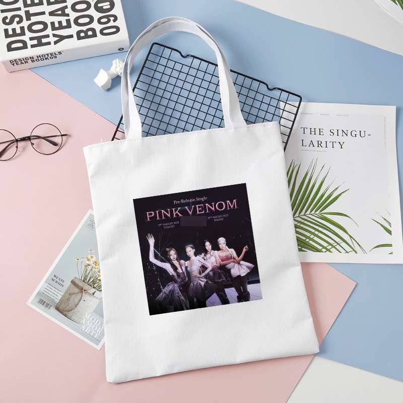 Túi tote Blackpink Pink venom túi vải