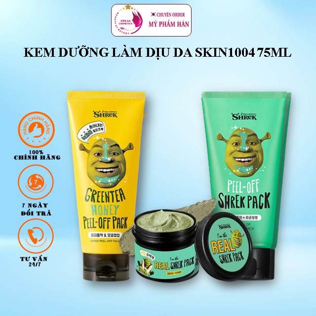 Mặt Nạ Đất Sét Bạc Hà Rau Má Im The Real Shrek Pack