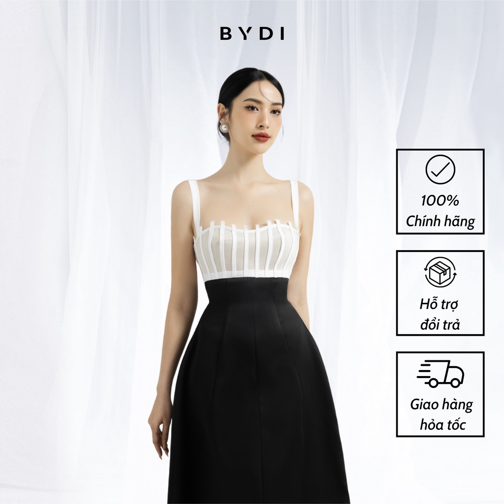 Váy Nữ Dáng Dài Sang Trọng BYDI Design Đầm Thiết Kế Cách Điệu Ngực BYDI Fashion | ATHEN DRESS AD003