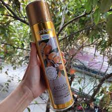Gôm, keo xịt tóc tạo kiểu giữ nếp lâu, hương thơm tinh dầu Argan sang,siêu cứng (Hàn Quốc) Confume Treatment Spray 300g