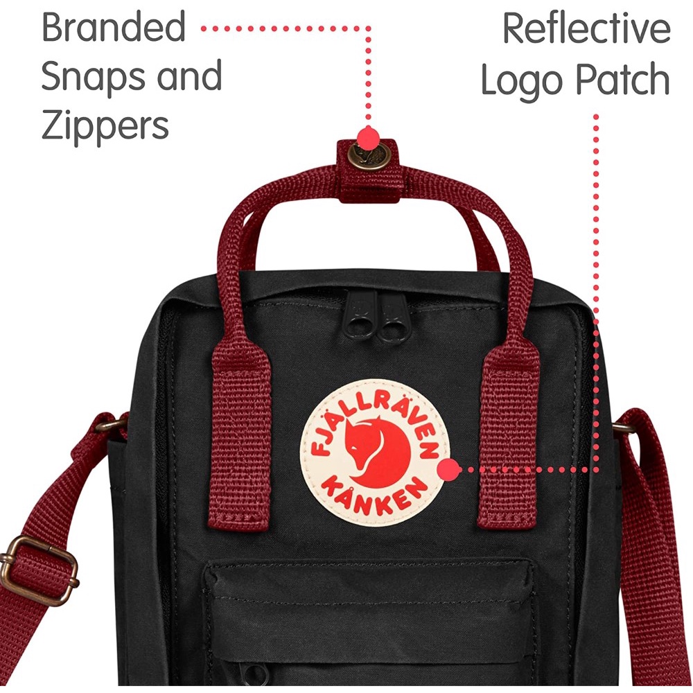 Túi đeo chéo Fjall Sling Black/Ox Red