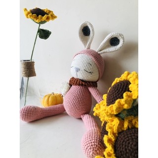 thỏ len HandMade 40cm- Sleeping Bunny Zoe