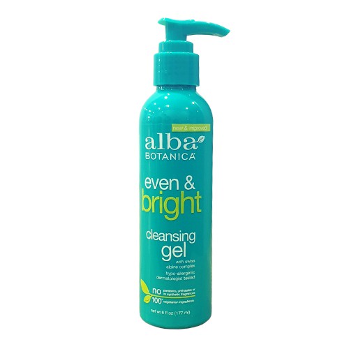 Gel rửa mặt Alba Botanica Even &amp; Bright Cleansing Gel 177mL