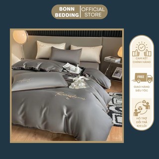 Set chăn ga gối cotton lụa 4 món sang chảnh,đơn giản