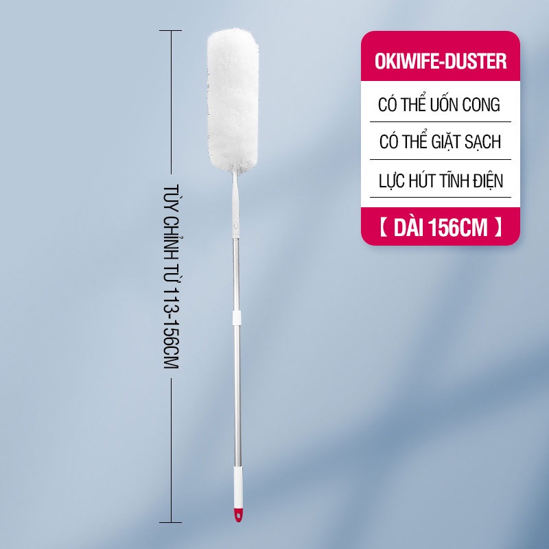 Chổi quét trần nhà, cây quét mạng nhện, chổi lông phủi bụi - OKwife Duster