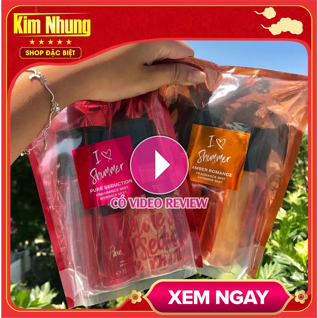 SET 2 CHAI Xịt Thơm Toàn Thân Body Mist VICTORIA’S SECRET 75ML