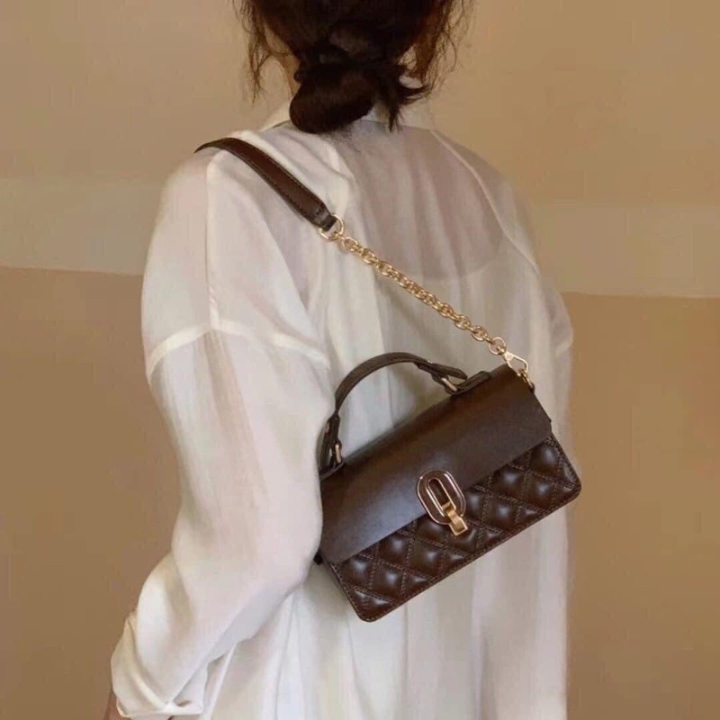 Túi kẹp nách kèm dây đeo chéo sang chảnh