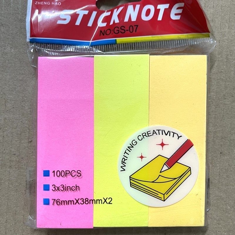 GIẤY NOTE MÀU SÁNG ĐỦ