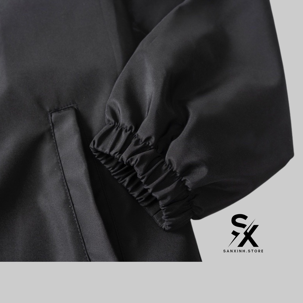 Áo khoác gió Nike form i hình, chất vải dày dặn, Áo khoác gió cao cấp  Black Vintage -Sanxinh.store
