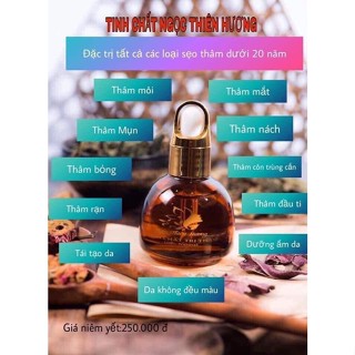 Tinh chất mờ thâm Ngọc thiên Hương - hết thâm mụn, thâm mắt, thâm môi, thâm tay chân đánh bay thâm dưới 20 năm