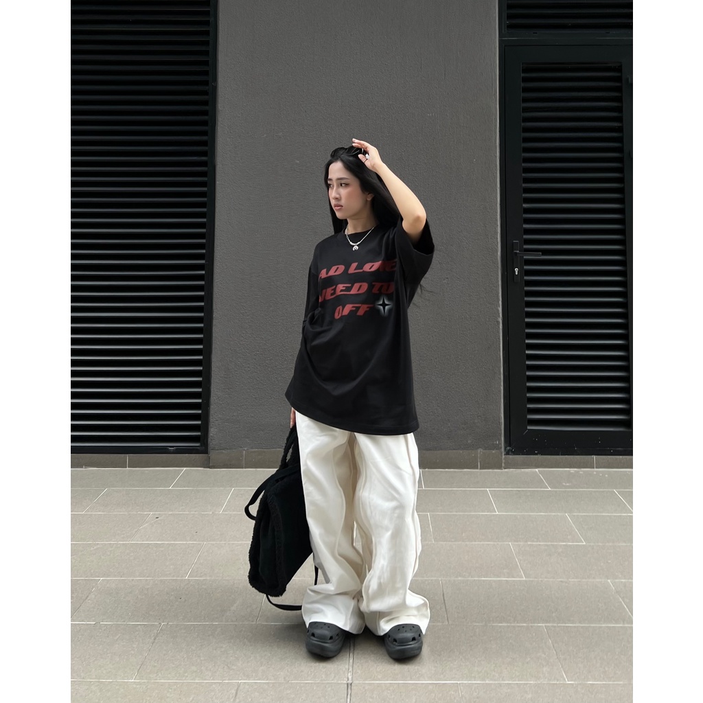 Áo thun Continuous - CTNS - BAD LOVE/ Black