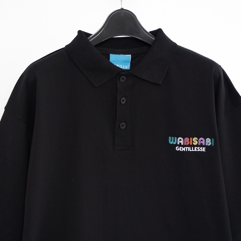 Áo Polo Wabisabi Black Nam Nữ Thời Trang Unisex