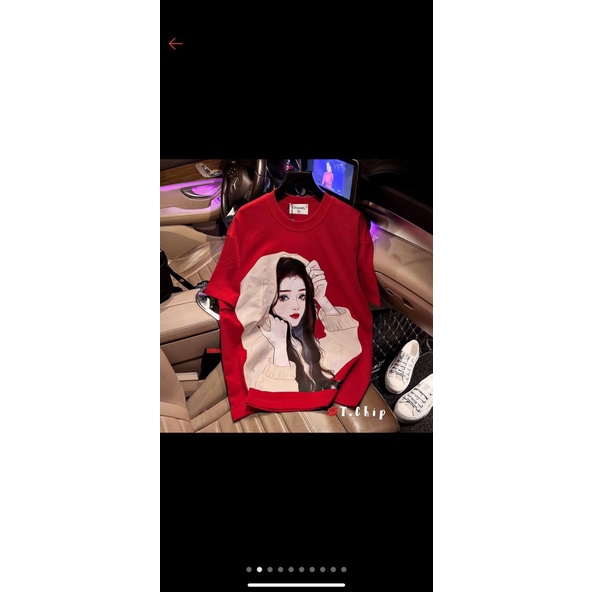 Áo thun cộc tay bé gái, áo cộc tay bé gái in hình dễ thương