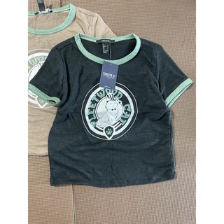 áo thun len baby tee crop top