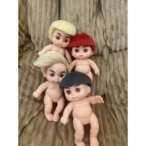 Búp Bê Nam 5Ich  Slicon Mềm Baby Dolls