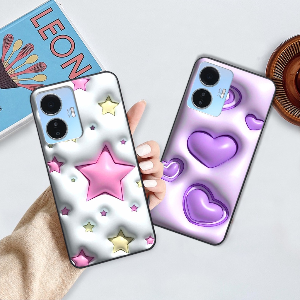 Ốp Vivo Y55 2022 in phẳng hiệu ứng 3D giả nổi siêu thật, cực xinh, cá tính