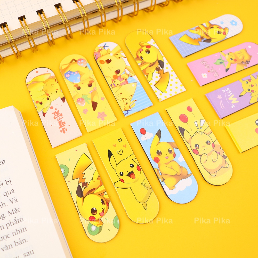 Bookmark nam châm, đánh dấu trang hình Pikachu dễ thương cute PK0081 TooYoo