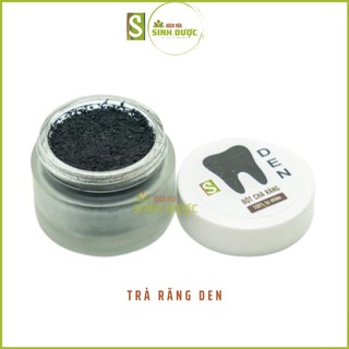 Bột than tre hoạt tính trà răng DEN HTX Sinh Dược 20g- Trắng sáng răng tự nhiên
