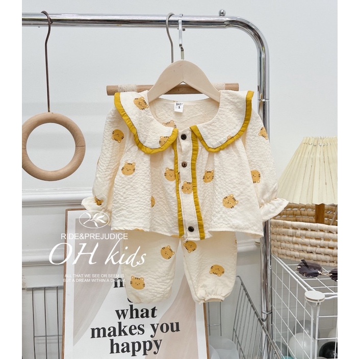 Bộ Pizama xốp hình siêu kute cho bé  gái