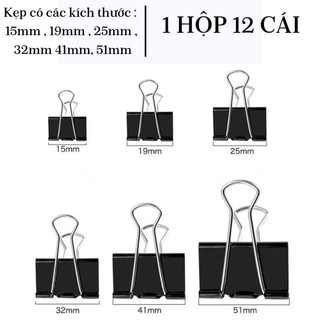 Kẹp tài liệu, kẹp bướm đen kẹp giấy kẹp tài liệu các cỡ