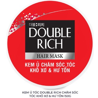 Kem Ủ Tóc 150g Double Rich Làm Giảm Khô Sơ, Hư Tổn Tóc