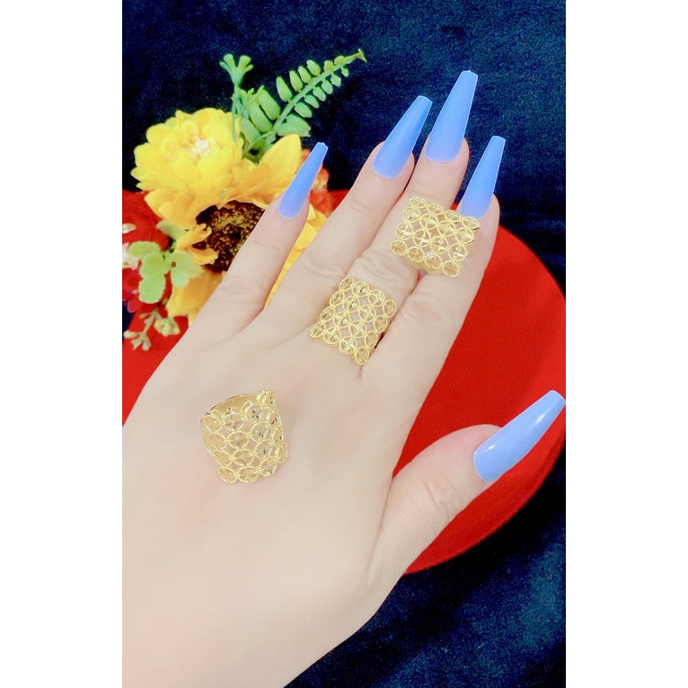 Nhẫn nữ hoàng tộc bền màu