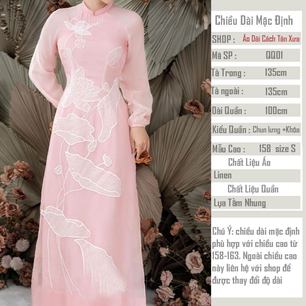 Áo Dài Cô Dâu Cưới Hỏi QQ01