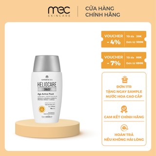 Kem chống nắng, ngăn ngừa lão hóa Heliocare 360º Age Active Fluid Spf50+ 50ml - Mecskincare
