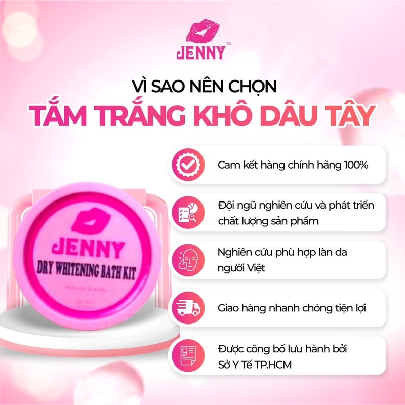 TẮM TRẮNG KHÔ DÂU TÂY JENNY