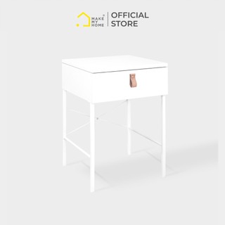 Tủ Đầu Giường Bàn Góc Trắng Tối Giản Hiện Đại Make My Home JOHY
