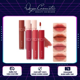 [Màu 12-17] Son Romand Zero, Son Kem Lì, Lên Màu Siêu Chuẩn Romand New Zero Velvet Tint - QuynCosmetics