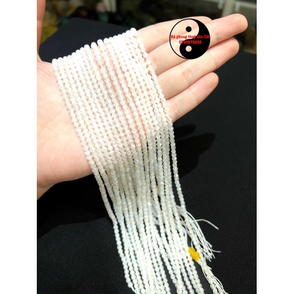 Vòng tay đá mặt trăng cắt giác kiểm định