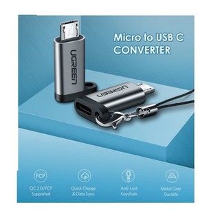 Đầu Chuyển Micro USB (male) to USB-C (female) Ugreen 50590