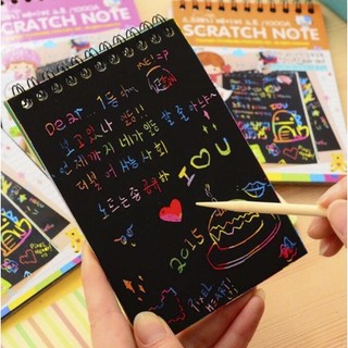 Sổ vẽ cầu vồng ma thuật khổ a6