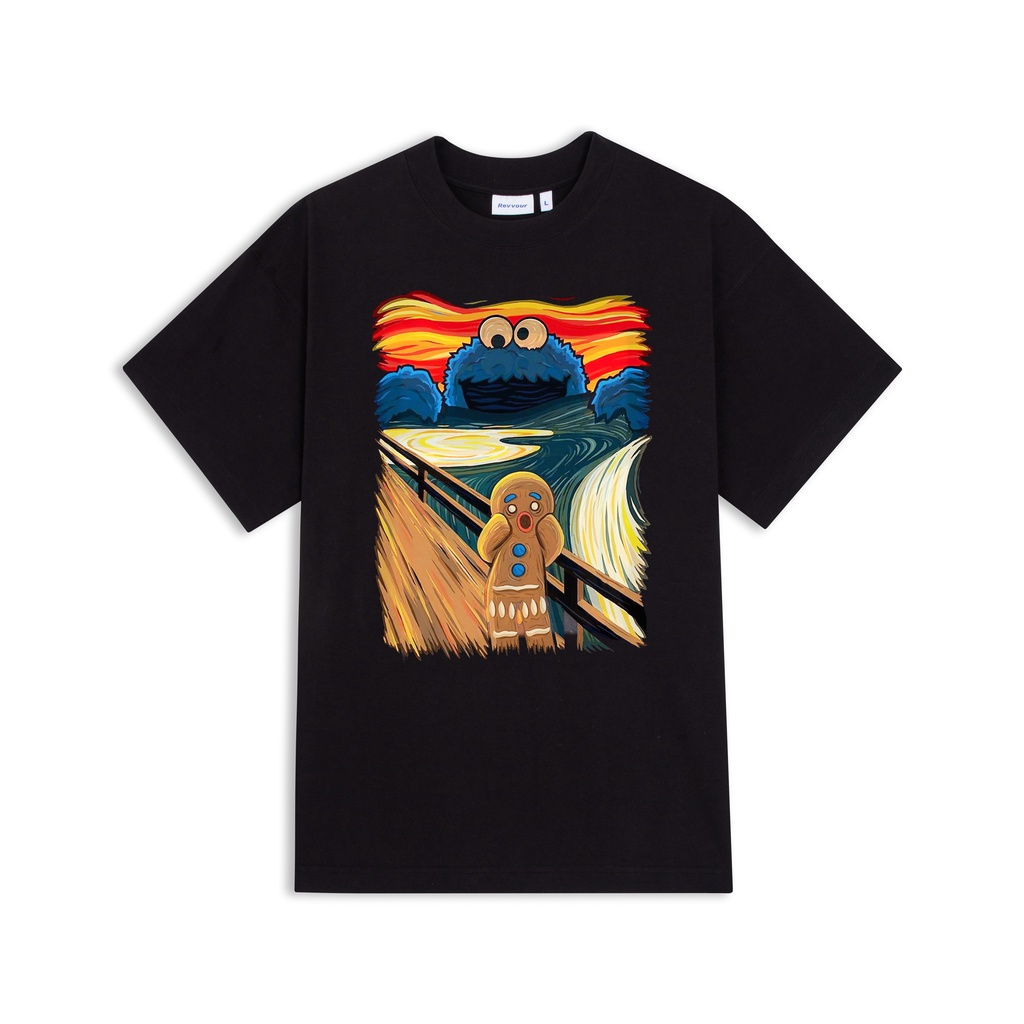 Áo thun oversize Dizzy/Black - Revovur