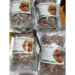 1kg Hạt điều rang muối hạt nguyên hàng cồ thơm, giòn, ngon Gia Lai