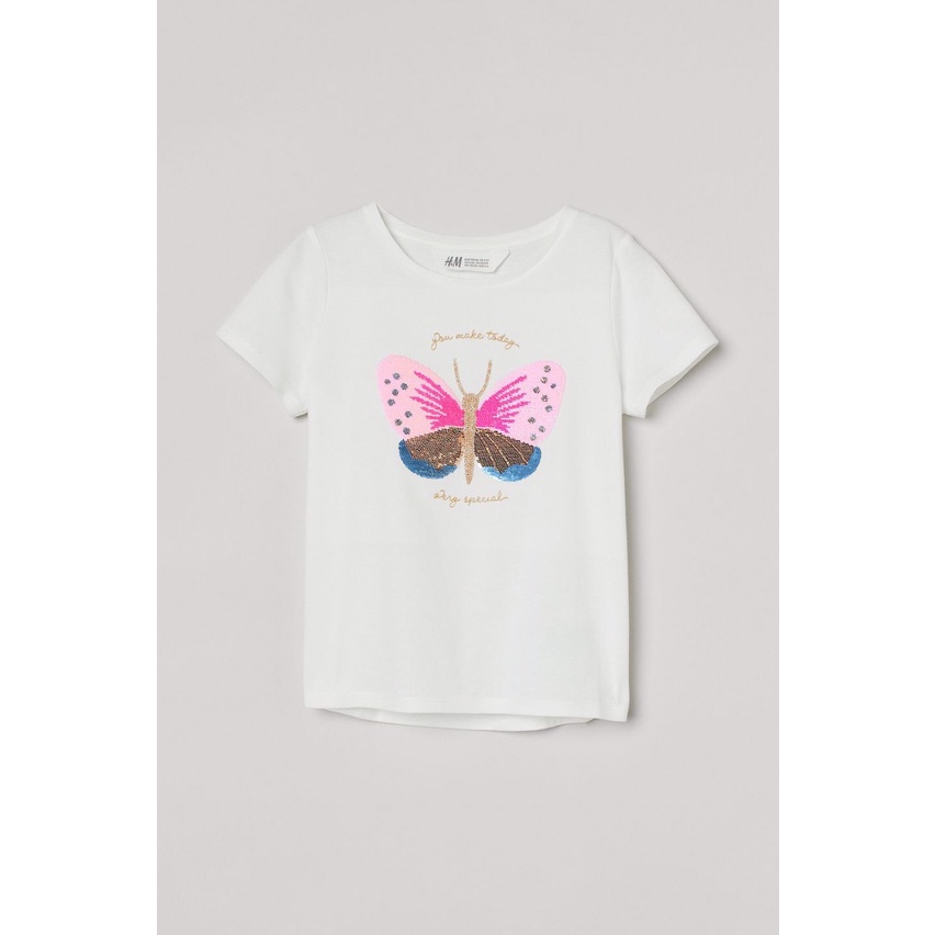 Áo phông hè saquin gạt cho bé gái AHM018