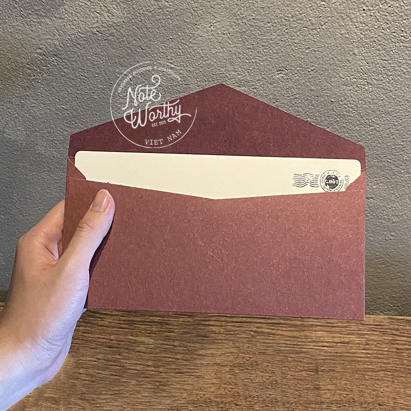 Phong thư cổ điển kèm thiệp viết tay - Noteworthy Classic Handwriting Envenlope