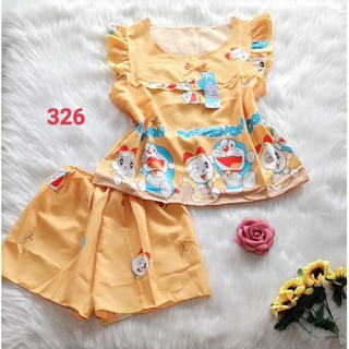 Bộ lụa hàn đùi dễ thương, ảnh thật, 35 đến 55kg