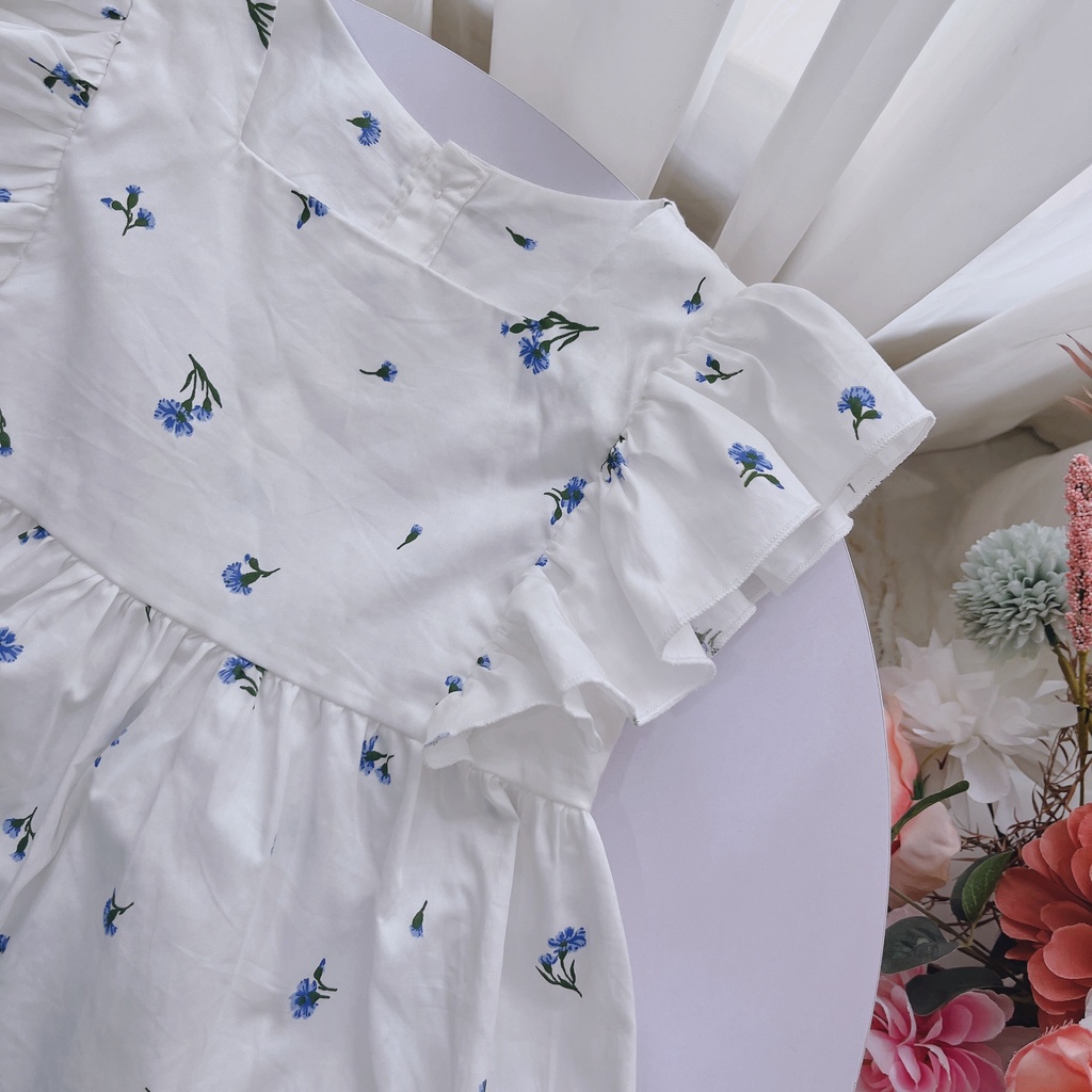 Sét bộ đi học cho bé gái 8-32kg 👘NHƯ Ý HOUSE'S-bộ quần áo cho bé, quà tặng sinh nhật, đi chơi -Set bộ đi học xanh dương