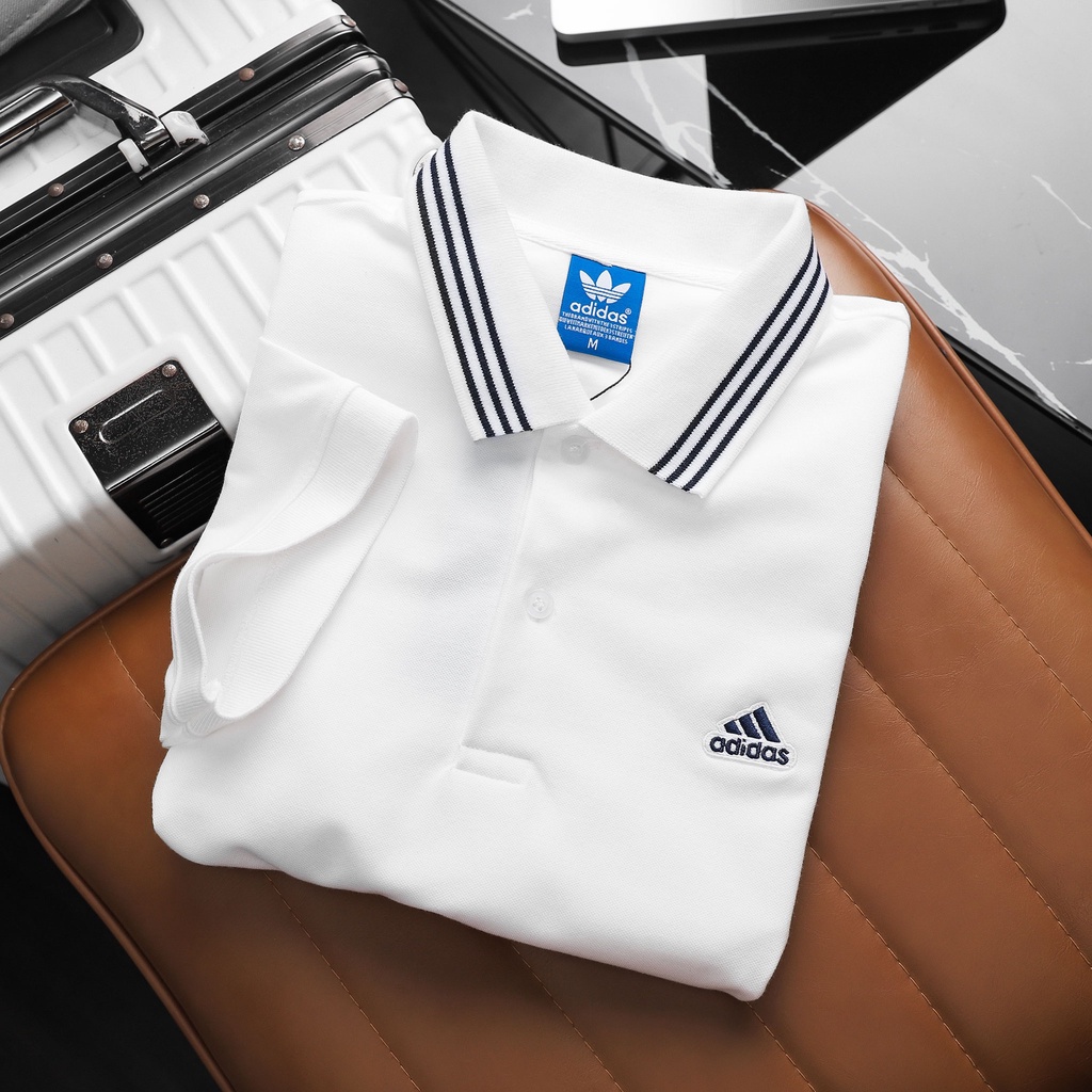 Áo polo viền cổ , polo thêu das