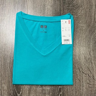 Áo thun cổ tim nữ, áo thun cotton basic