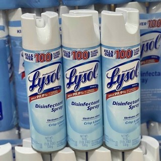 Xịt diệt khuẩn Lysol Disinfectant Spray Crisp Linen 538g của Mỹ