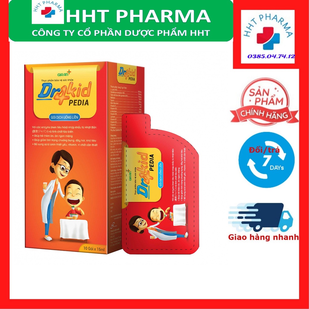 Dr4kid Pedia – Lựa chọn hoàn hảo cho bé biếng ăn, hấp thu kém
